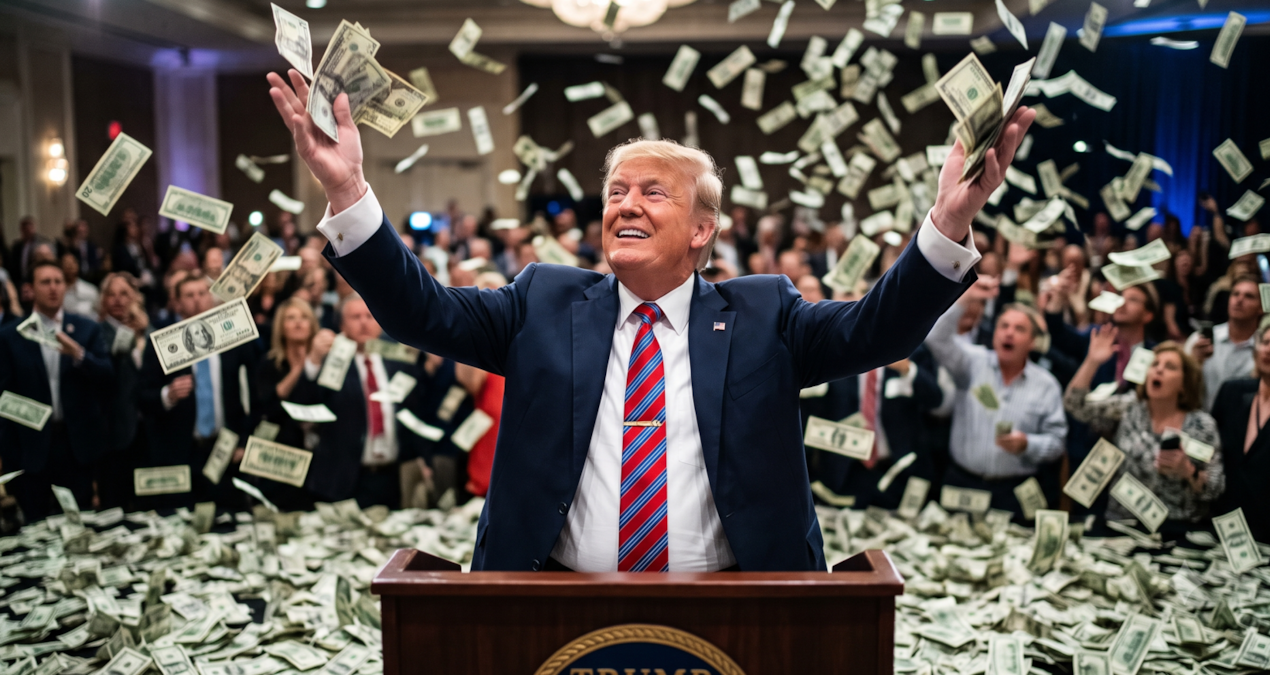 Trump her şeyden para kazanma peşinde Trump her seyden para kazanma pesinde nDUhYAky